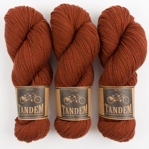 WOOLLY WAFFLE CARDIGAN - CHESTNUT