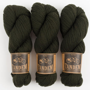 West Wool BRIOGARTER SWEATER - WELLINGTON Merino wool DK green Westknits Kits