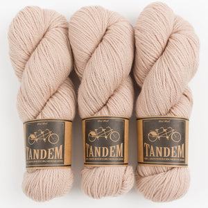 West Wool BRIOGARTER SWEATER - SAND Merino wool DK beige Westknits Kits