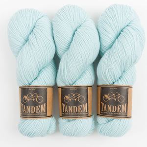 West Wool TANDEM - GLASS Merino wool DK blue Yarn