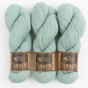 West Wool TANDEM - SEA MIST Merino wool DK blue Yarn