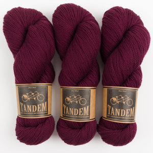 West Wool TANDEM - CORDUROY Merino wool DK red Yarn