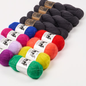 WESTKNITS KIT - BRIGHT RAINBOW