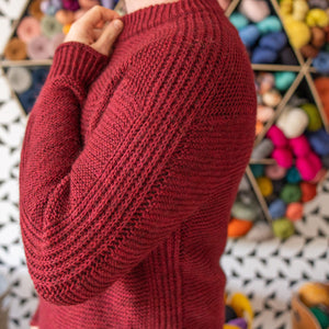 BRIOGARTER SWEATER - POWDER