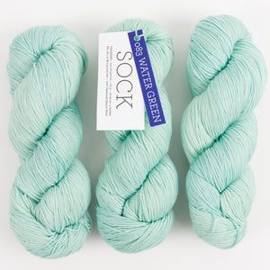 MALABRIGO SOCK - WATER GREEN