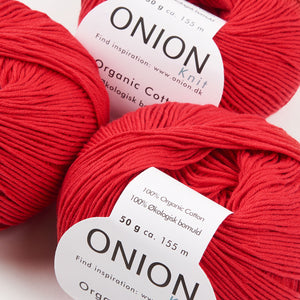 ORGANIC COTTON - V106 RØD