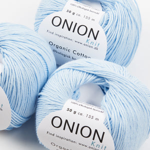 ORGANIC COTTON - V133 LYS BLÅ