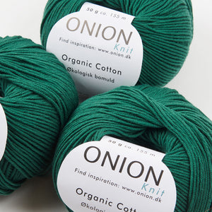 ORGANIC COTTON - V141 MØRK GRØN