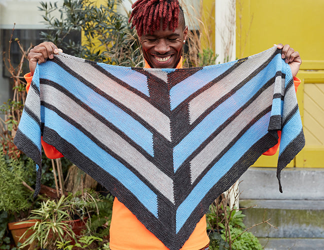 EARTH &amp; SKY SHAWL