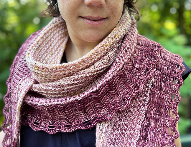 I CAN KNIT MYSELF FLOWERS