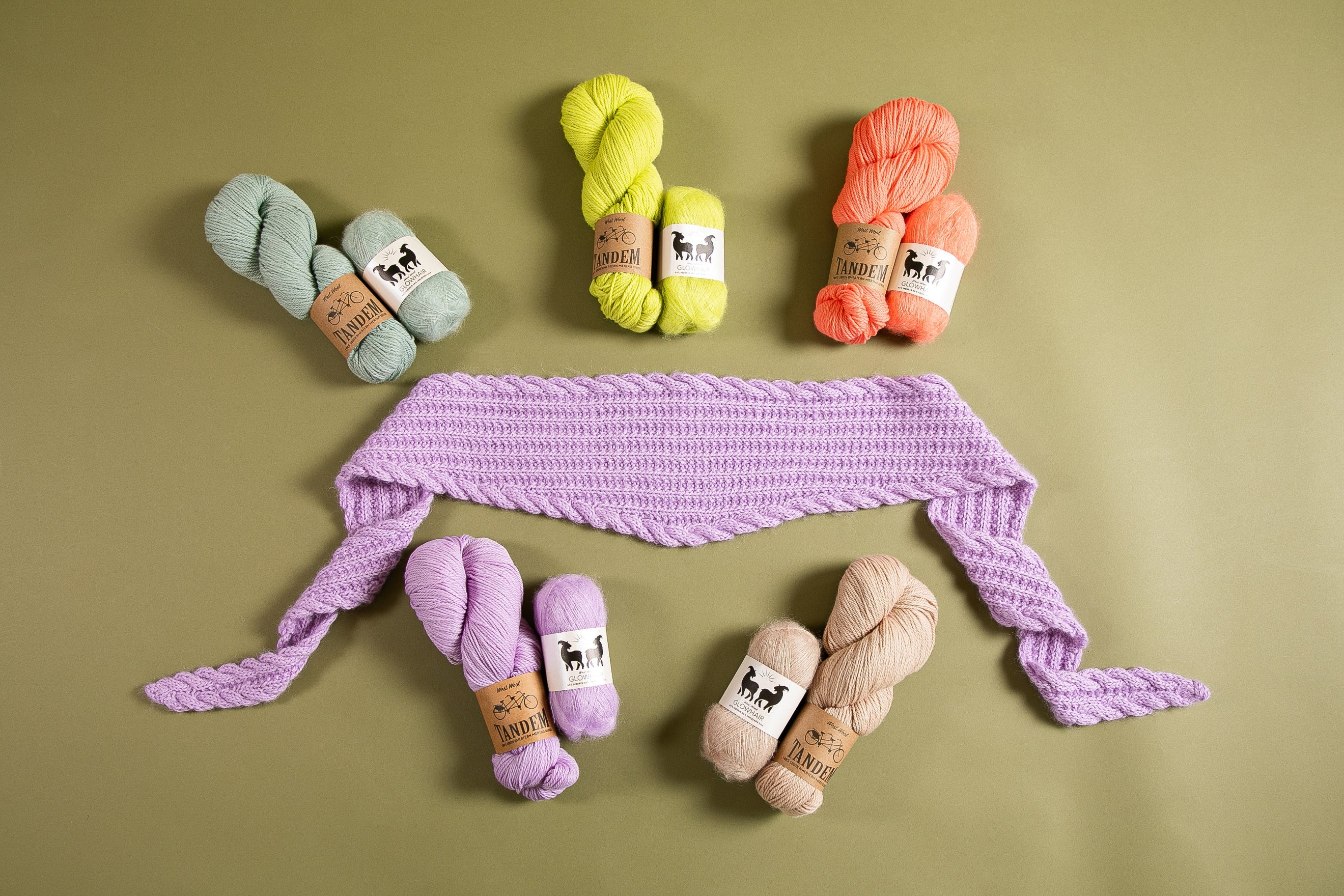 WESTKNITS SKINNY SCARF KITS