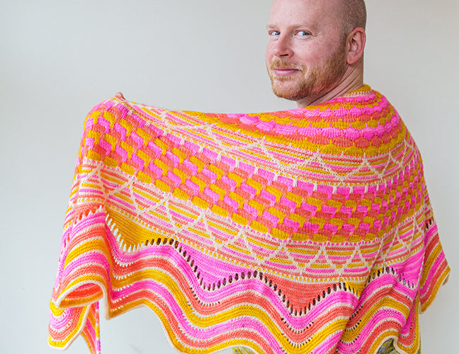 BUBBLY BLOSSOMS SHAWL