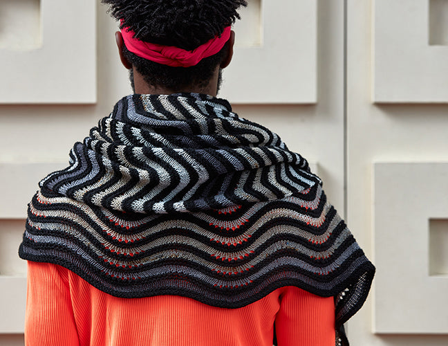 PAINTING WAVES SHAWL