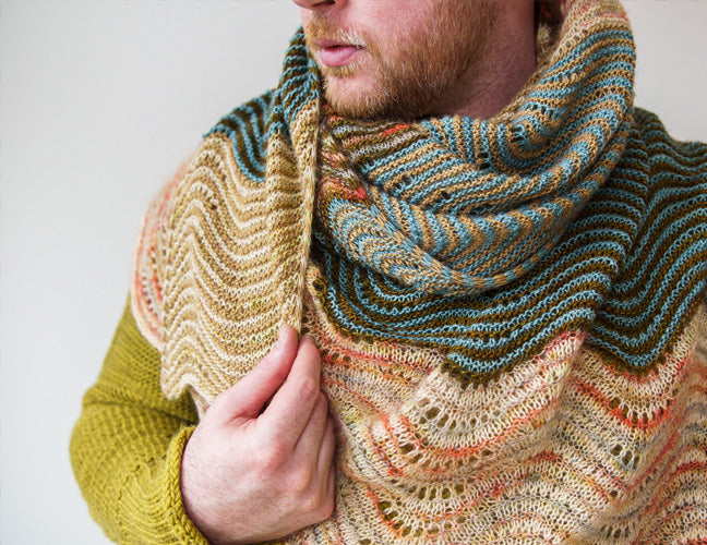MOHAIR SPICE SHAWL