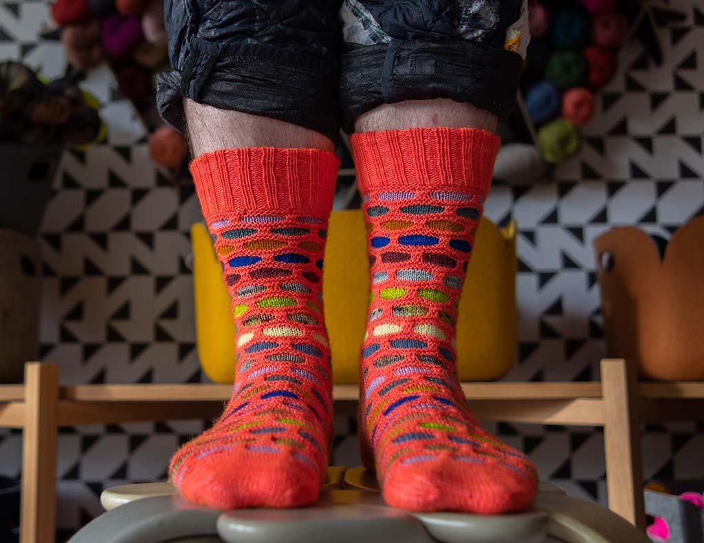 PAINTING BRICKS SOCKS