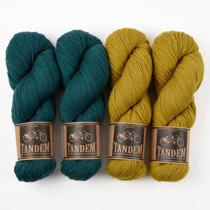 West Wool WESTKNITS KIT - METALLIC WATERCOLOURS Merino wool DK Westknits Kits