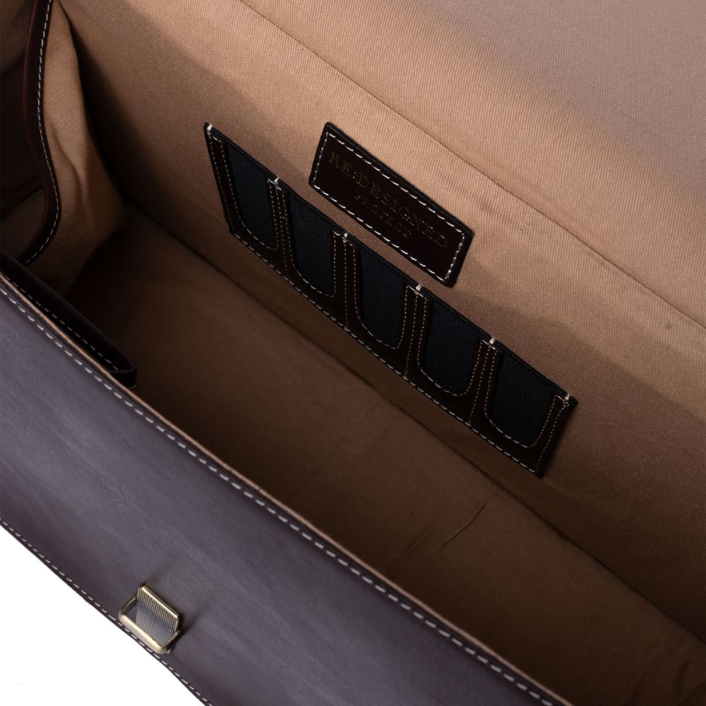 Pre-Order: Project 133 - Dark Brown - Crossover Buckle Bag