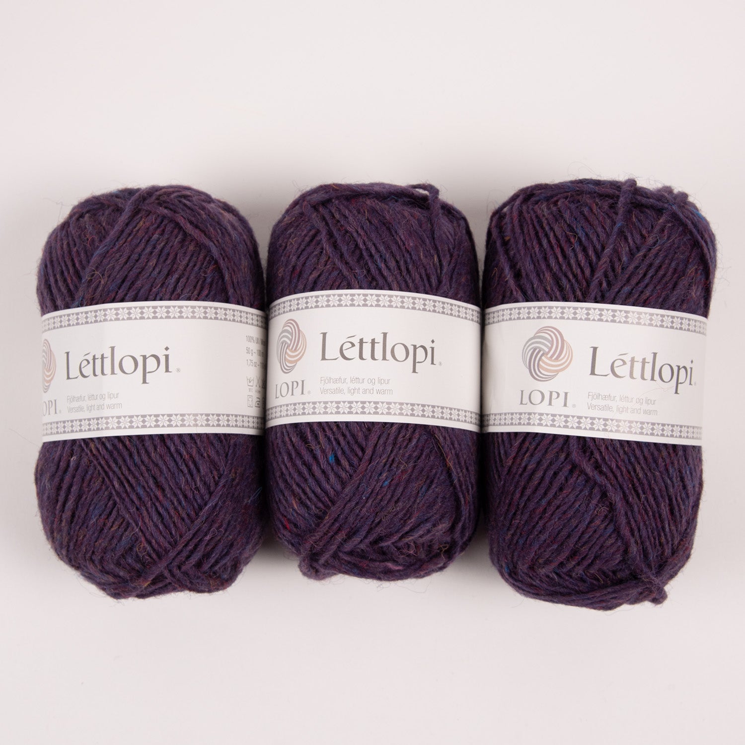 Ístex LÉTTLOPI 1414 - VIOLET HEATHER Wool Aran purple Yarn