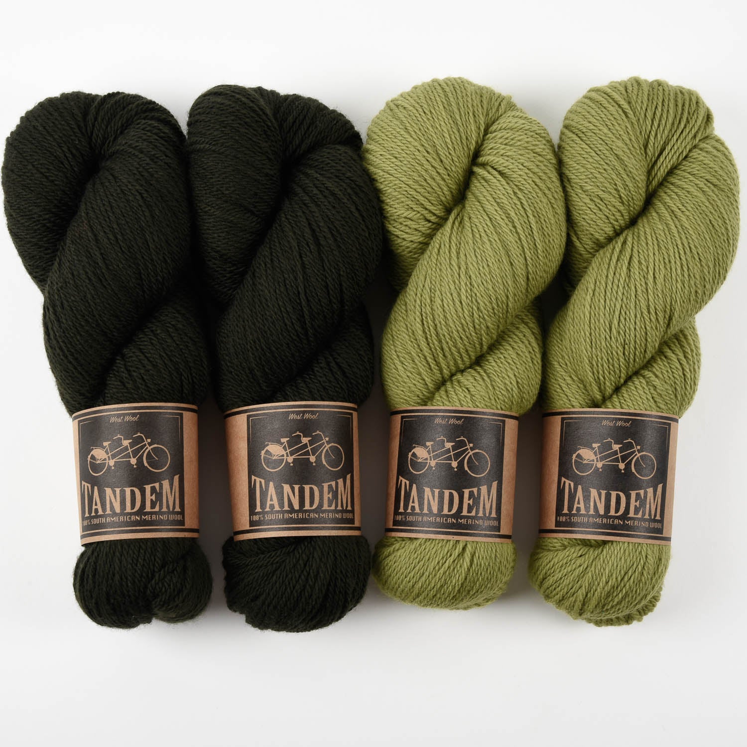 West Wool VIRESCENT KNITS Merino wool DK Quick Kits