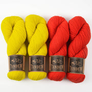 West Wool HOT PIZZA Merino wool DK Quick Kits