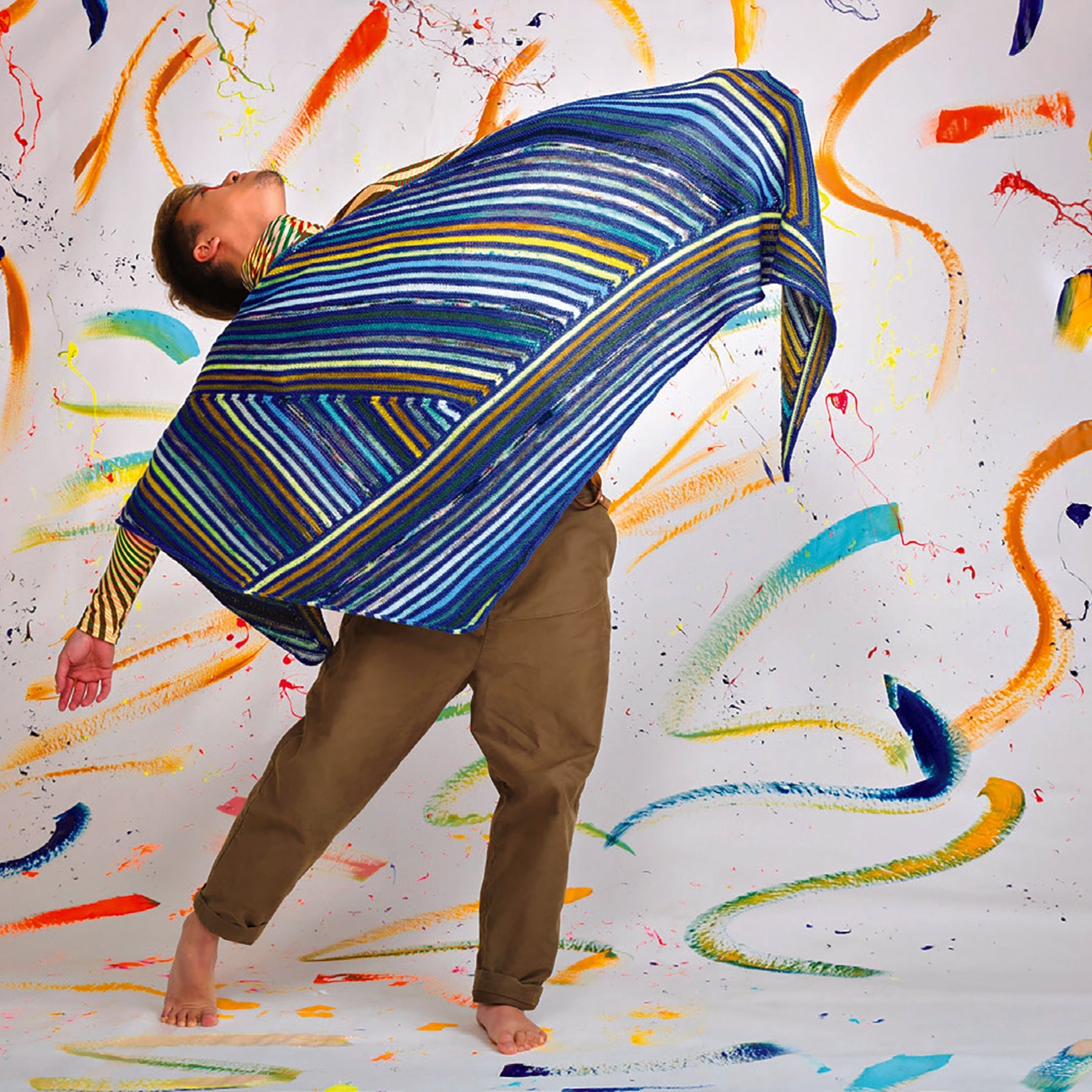 Westknits Patterns PAINTING STRIPES SHAWL PATTERN Westknits Pattern
