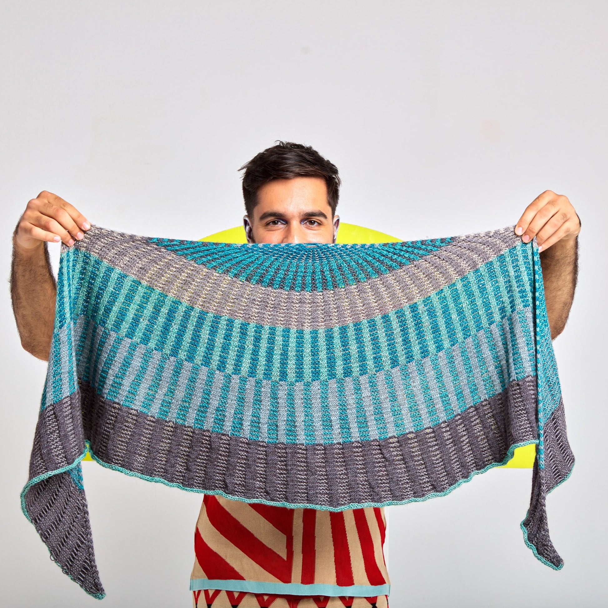 Westknits Patterns PAINTING COLUMNS SHAWL PATTERN Westknits Pattern