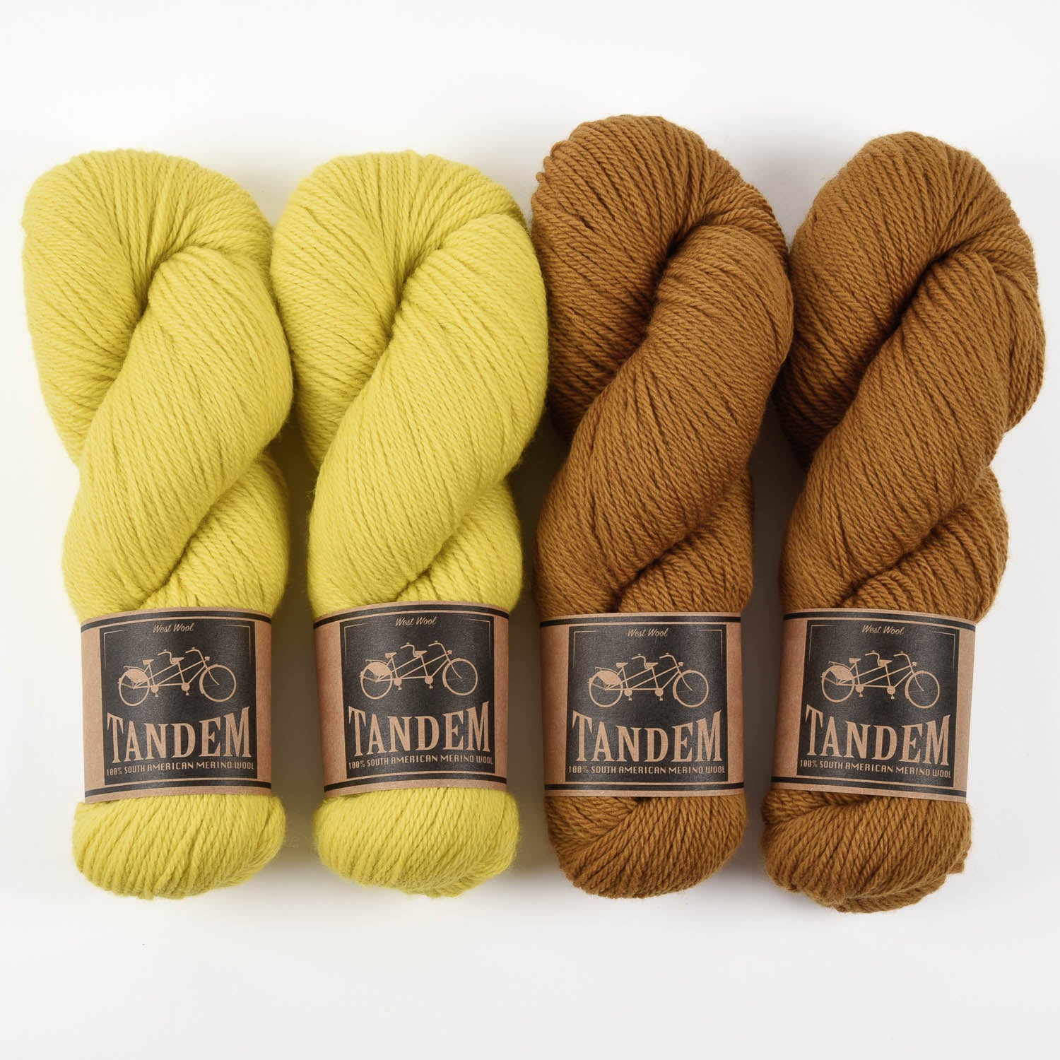 West Wool HELLO YELLOW Merino wool DK Quick Kits