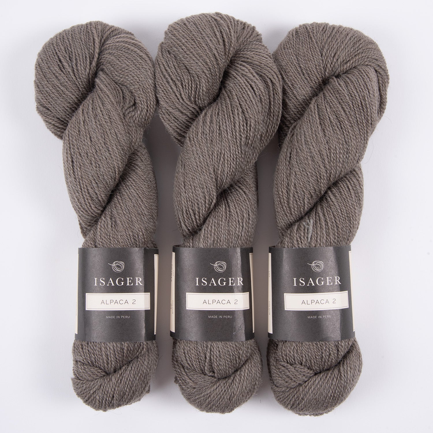 Isager ISAGER ALPACA 2 - 23 Alpaca Wool Fingering grey Yarn