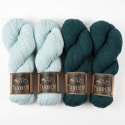 West Wool FJORD WATER Merino wool DK Quick Kits