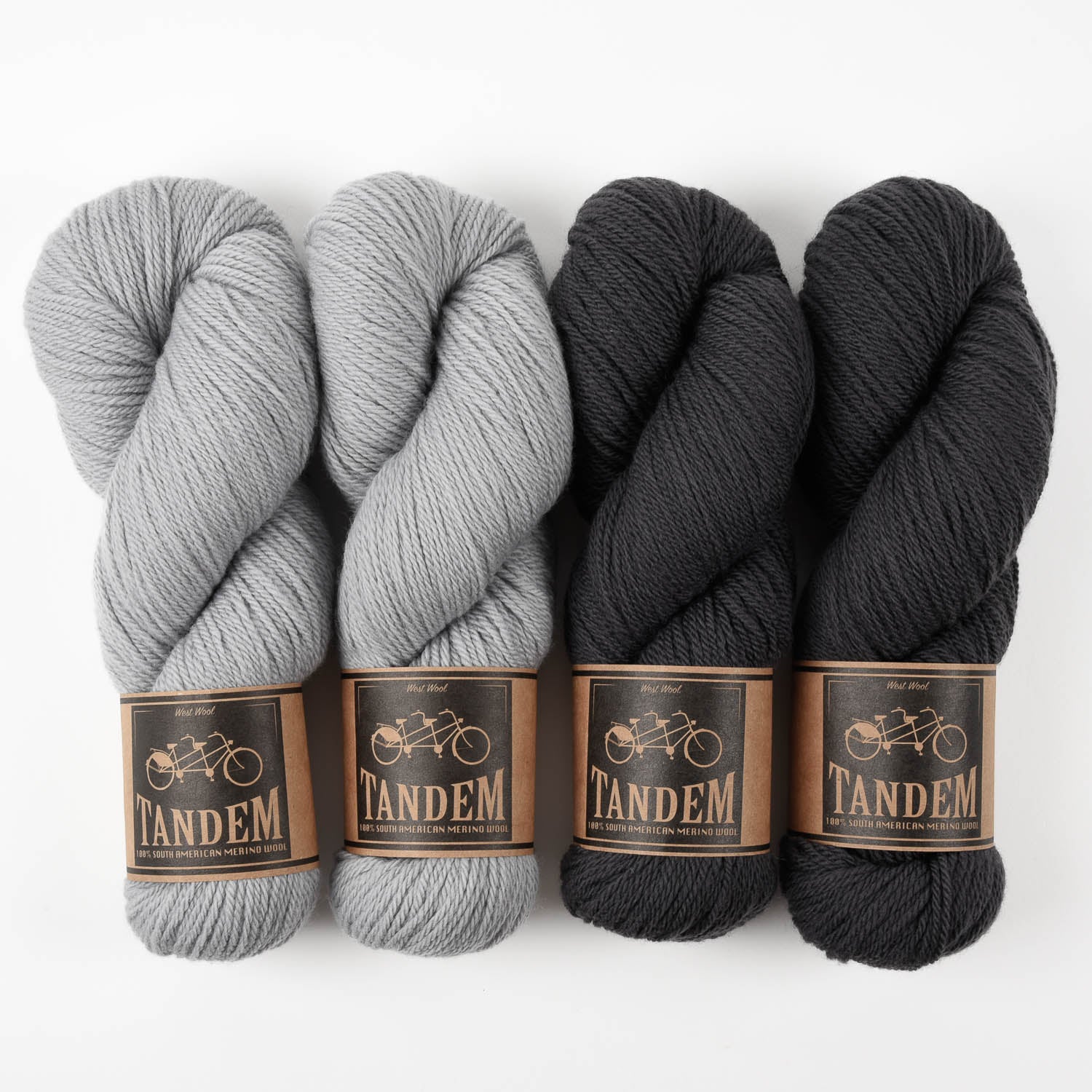 West Wool FOGGY IN AMSTERDAM Merino wool DK Quick Kits