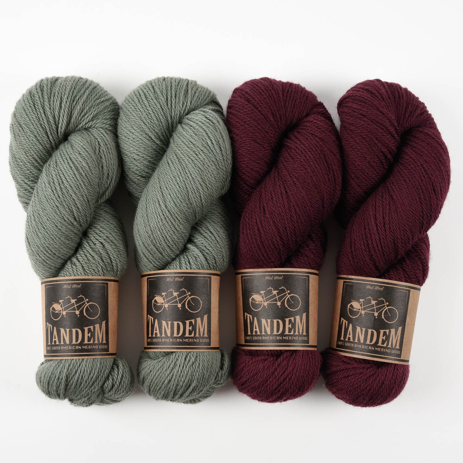 West Wool PURPLE SAGE Merino wool DK Quick Kits