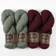West Wool PURPLE SAGE Merino wool DK Quick Kits