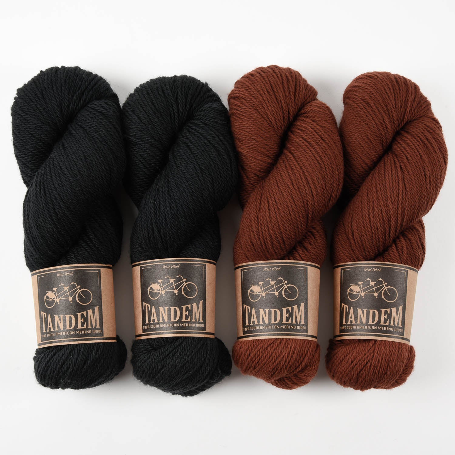 West Wool CHARRED CHESTNUT Merino wool DK Quick Kits