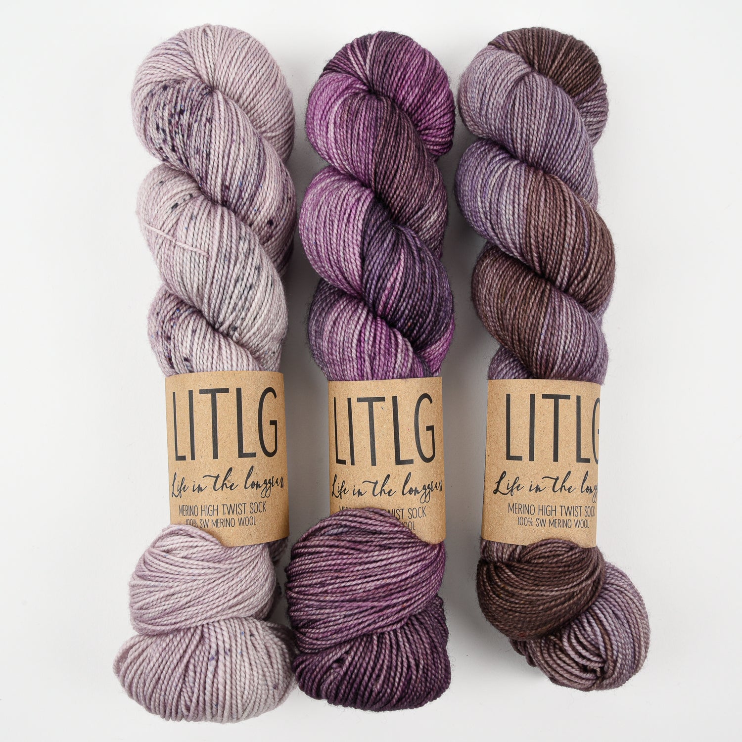 Life in The Long Grass WESTKNITS KIT - DUSTY CRUSH Merino wool Fingering  Light Fingering Westknits Kits
