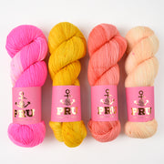 Punk Rock Unicorn ARNICA CREAM Merino wool Nylon Fingering Quick Kits