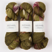 Ballyhoura Fibres 4PLY SOCK - BAYOU Merino wool Nylon Fingering green Yarn