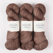 Ballyhoura Fibres 4PLY SOCK - DRIFTWOOD Merino wool Nylon Fingering brown Yarn