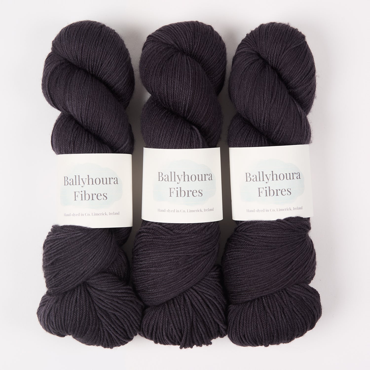 Ballyhoura Fibres 4PLY SOCK - FINGAL'S CAVE Merino wool Nylon Fingering purple Yarn