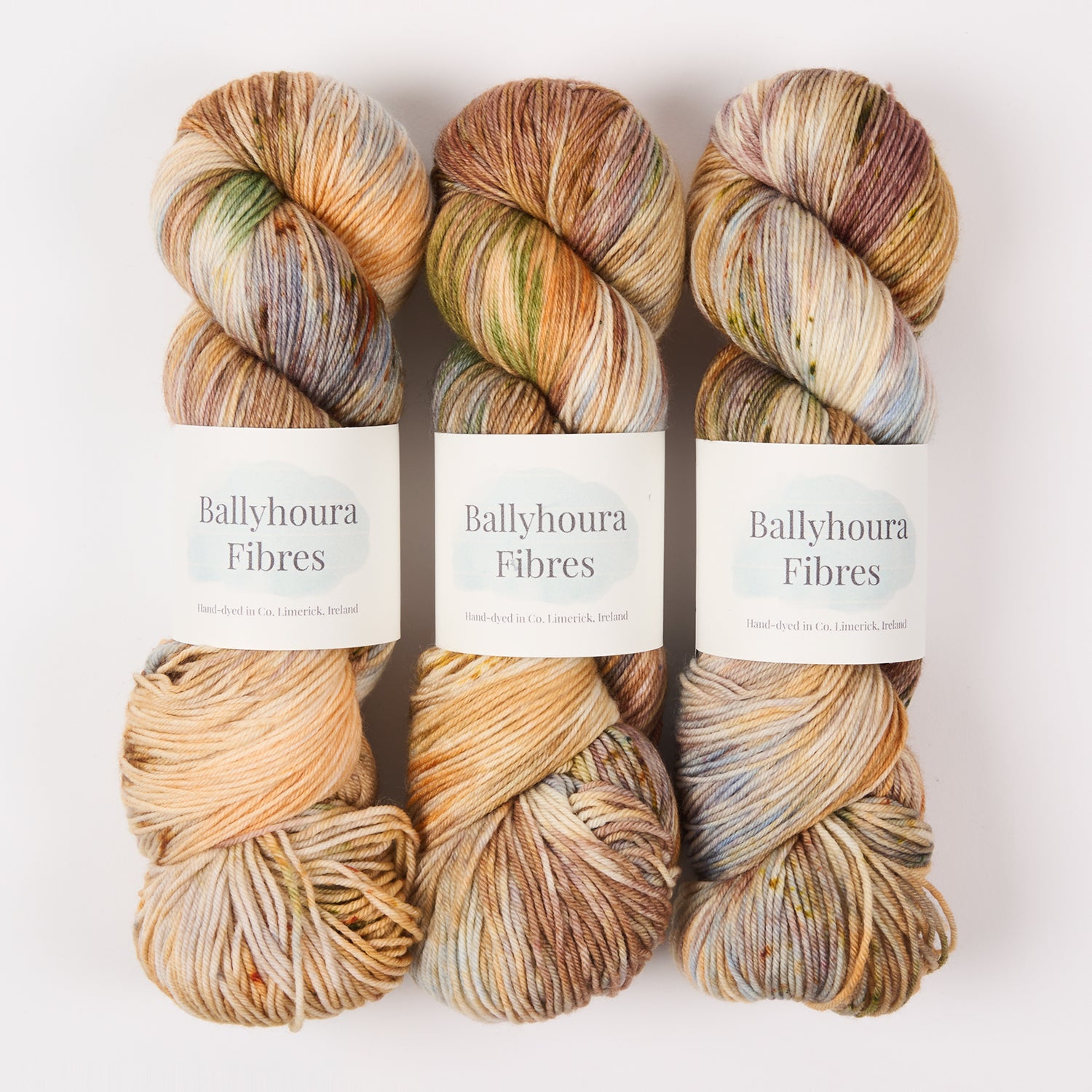 Ballyhoura Fibres 4PLY SOCK - GLENFINNAN VIADUCT Merino wool Nylon Fingering multicolour Yarn