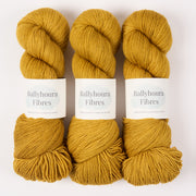 Ballyhoura Fibres 4PLY SOCK - GORSE Merino wool Nylon Fingering yellow Yarn
