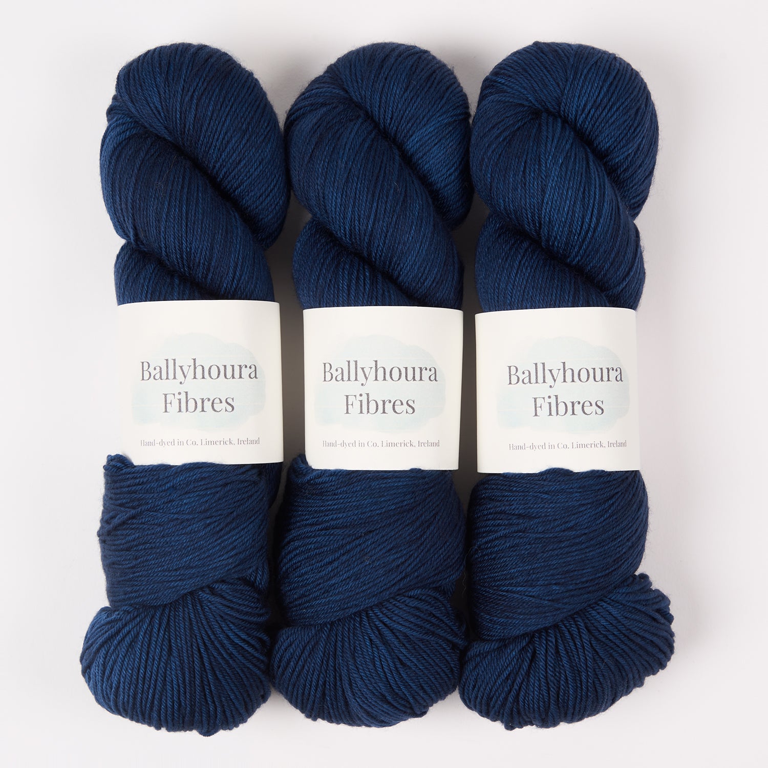 Ballyhoura Fibres 4PLY SOCK - RIVER SPEY Merino wool Nylon Fingering blue Yarn