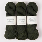 Ballyhoura Fibres 4PLY SOCK - SCOT'S PINE Merino wool Nylon Fingering green Yarn