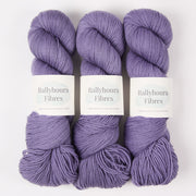 Ballyhoura Fibres 4PLY SOCK - WISTERIA Merino wool Nylon Fingering purple Yarn