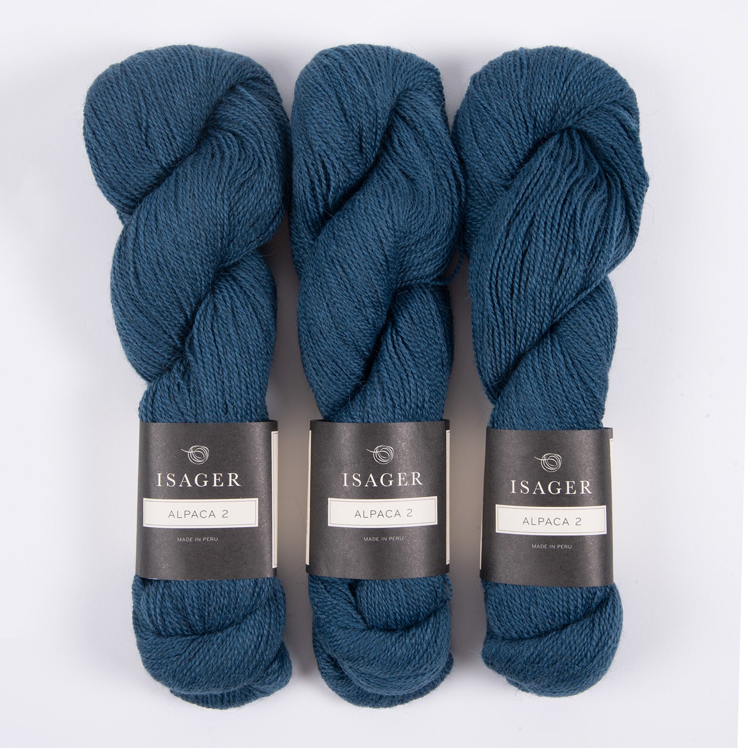 Isager ISAGER ALPACA 2 - 54 Alpaca Wool Fingering blue Yarn