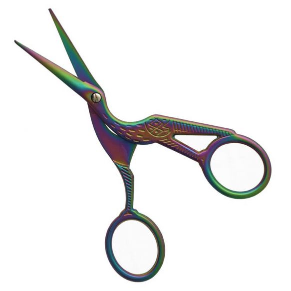 STORK EMBROIDERY SCISSORS - RAINBOW