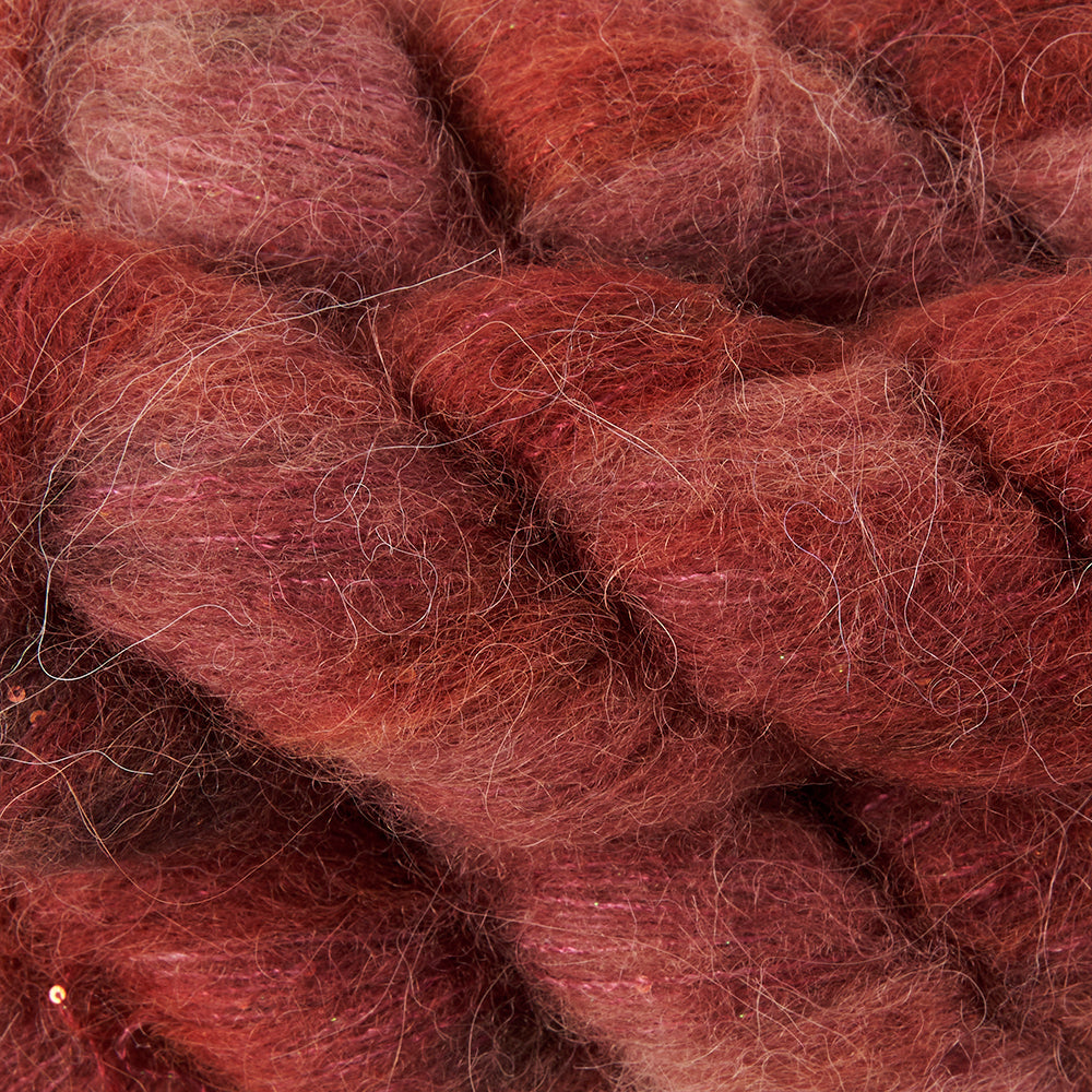 Alpaca Shimmer Lace - Old School Crimson Dress