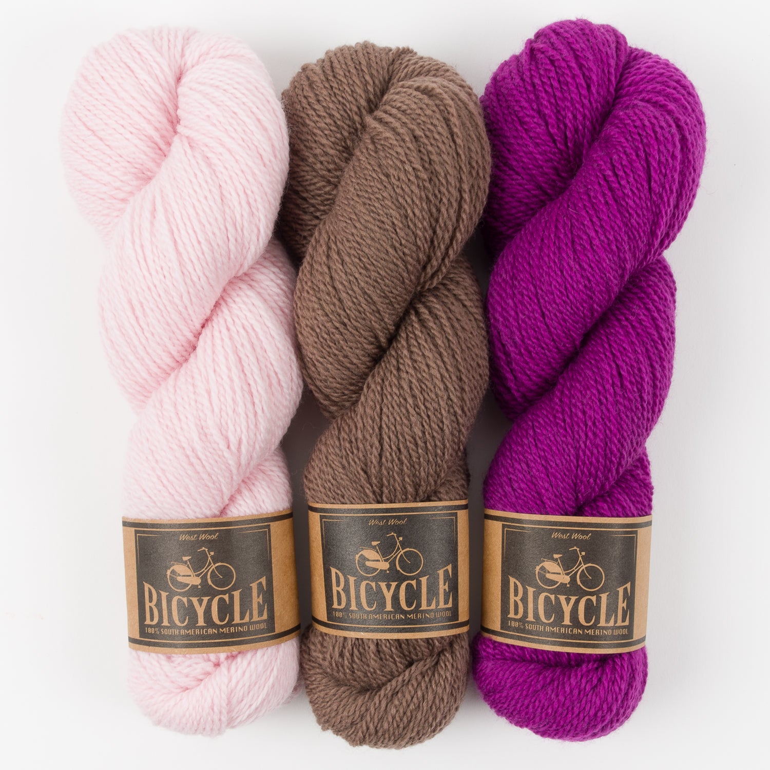 West Wool AMAZING MOCHA Merino wool Fingering Quick Kits