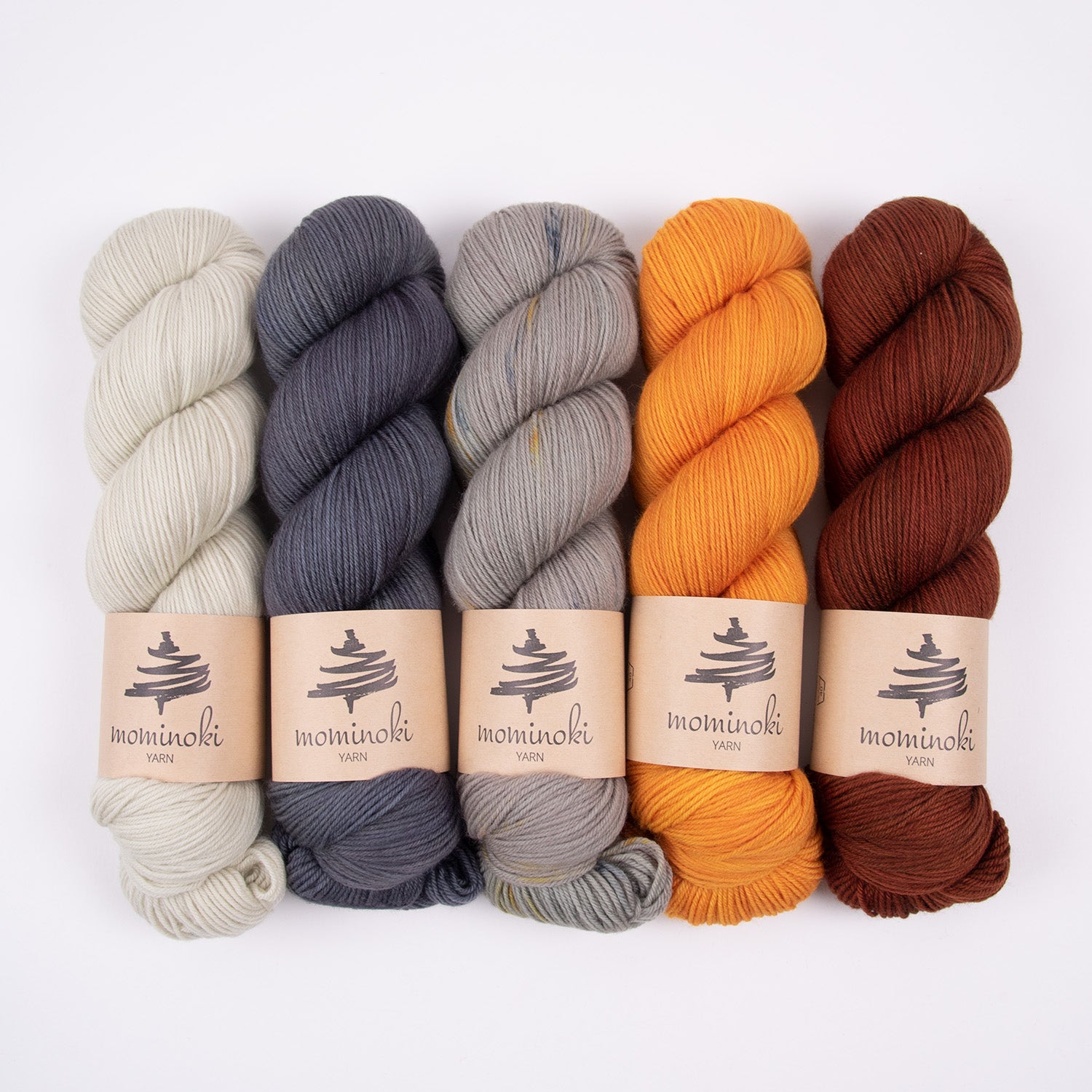 Mominoki Yarn ANTIQUE STARS Merino wool Polyamide Fingering Quick Kits
