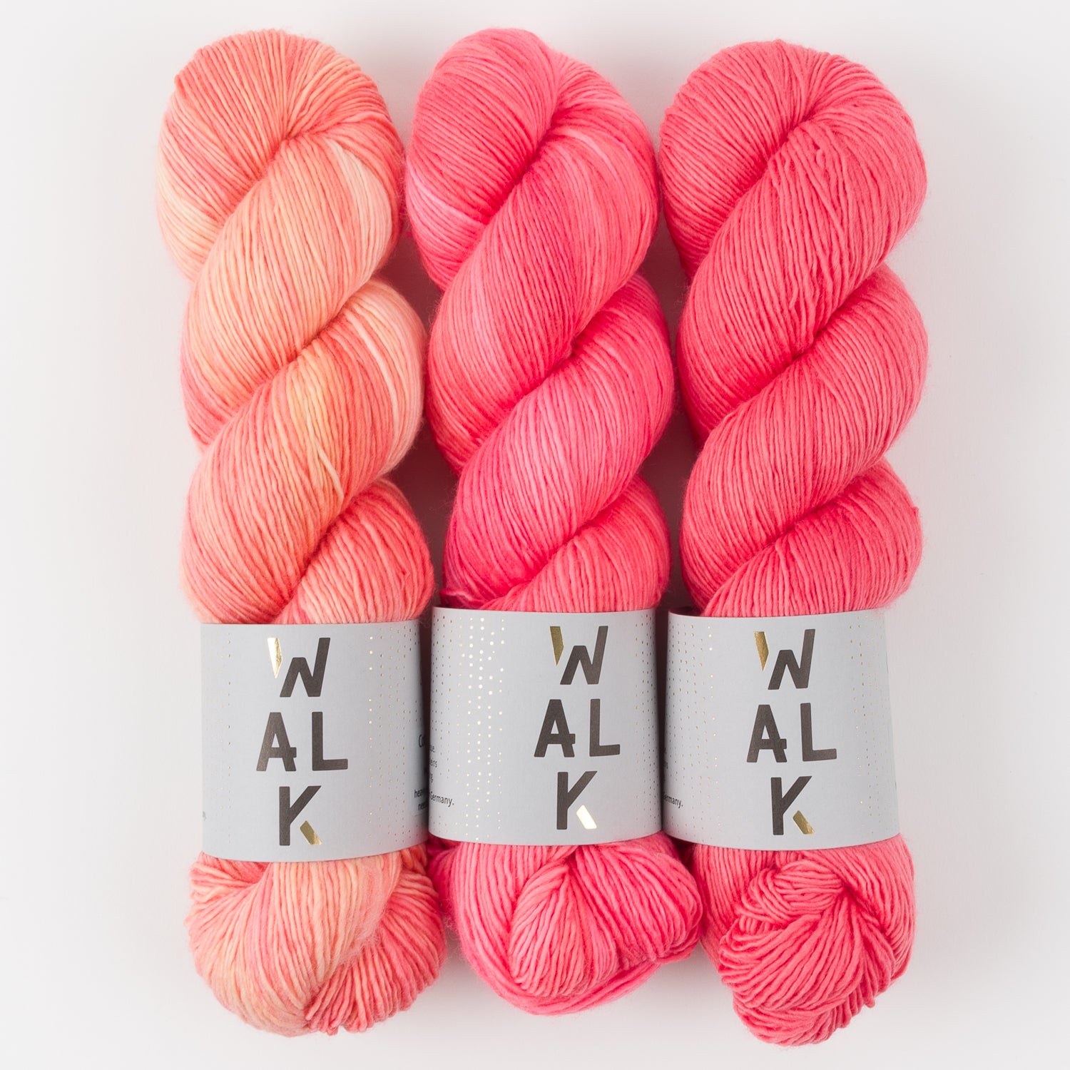 WALK Collection APRICOT CORAL Merino wool Fingering Quick Kits