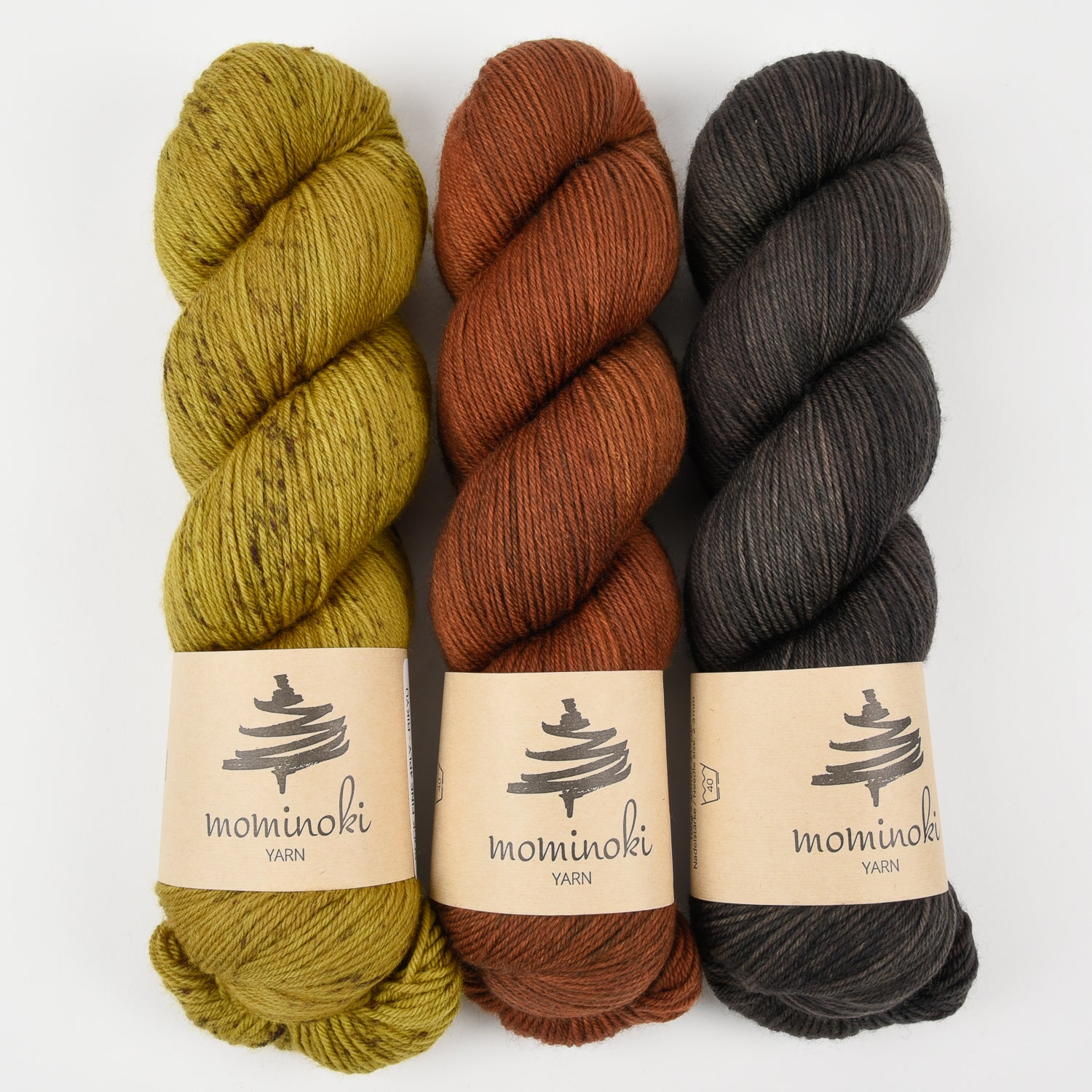 Mominoki Yarn ARTIST'S COFFEE Merino wool Polyamide Fingering Quick Kits